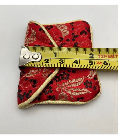 Unique Asian  Handmade Vintage Small Change Coin  /Ring/ Jewelry Purse (4) Total - Picture 7 of 7